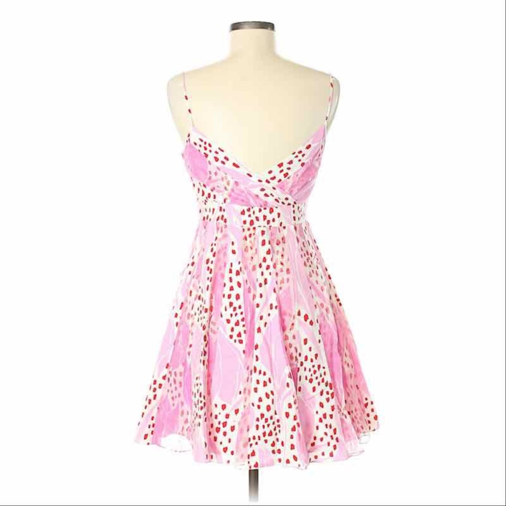 DVF babydoll Polka Dot Dress - Picture 2 of 6